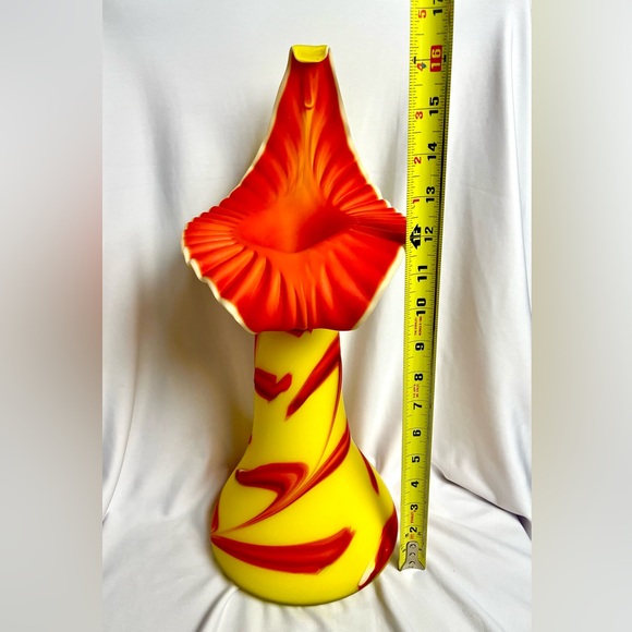 BAIJIAN Hand Blown Rare Vintage multi-colored Glass Vase by Essie Zareh